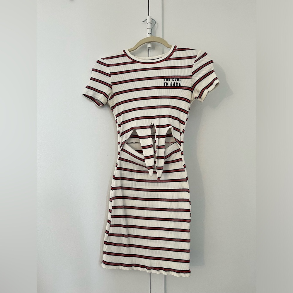 Casual Crew Neck Short Sleeve Dress